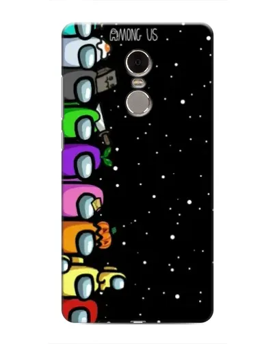 Чехол для Xiaomi Redmi Note 4 с картинкой «Команда Among Us»