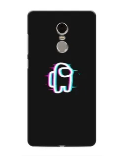 Чехол для Xiaomi Redmi Note 4 с картинкой «Among Us неон»