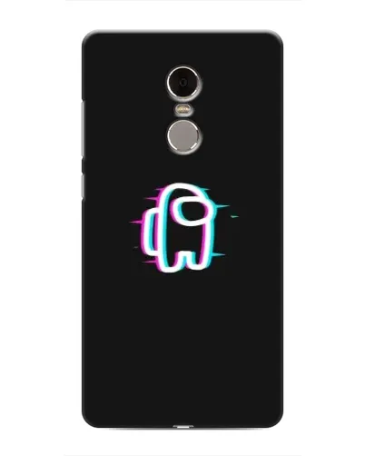 Чехол для Xiaomi Redmi Note 4 с картинкой «Among Us неон»