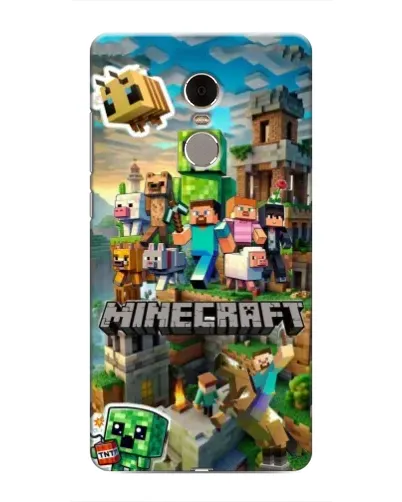 Чехол для Xiaomi Redmi Note 4 с картинкой «Замок Minecraft»
