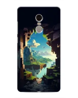 Чехол для Xiaomi Redmi Note 4 с картинкой «Вид из пещеры»