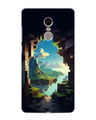 Чехол для Xiaomi Redmi Note 4 с картинкой «Вид из пещеры»