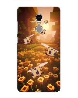 Чехол для Xiaomi Redmi Note 4 с картинкой «Поле подсолнухов»