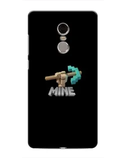 Чехол для Xiaomi Redmi Note 4 с картинкой «Алмазная кирка»