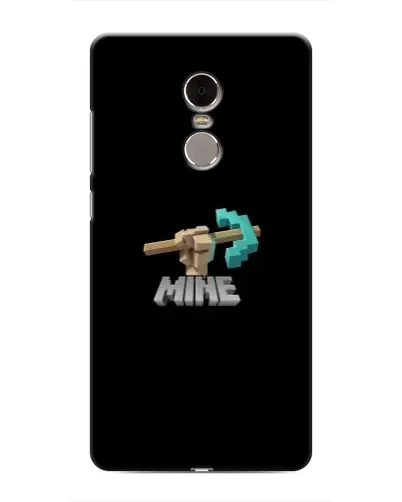 Чехол для Xiaomi Redmi Note 4 с картинкой «Алмазная кирка»