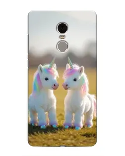 Чехол для Xiaomi Redmi Note 4 с картинкой «Пара единорогов»
