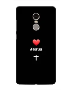 Чохол для Xiaomi Redmi Note 4 з картинкою «Серце - Jesus»