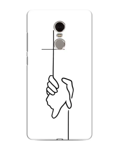 Чехол для Xiaomi Redmi Note 4 с картинкой «Рука держит»