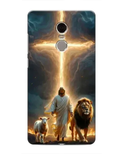 Чехол для Xiaomi Redmi Note 4 с картинкой «Лев Иуды и Свет»