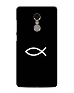 Чехол для Xiaomi Redmi Note 4 с картинкой «Символ рыбы Jesus»