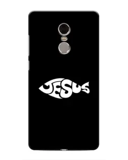 Чехол для Xiaomi Redmi Note 4 с картинкой «Рыба Jesus»