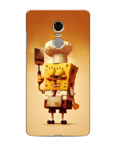 Чехол для Xiaomi Redmi Note 4 с картинкой «Губка Боб повар»