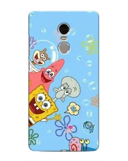 Чехол для Xiaomi Redmi Note 4 с картинкой «Веселые пузырьки»