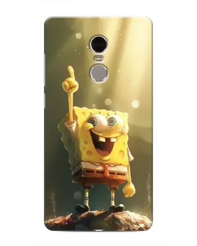 Чехол для Xiaomi Redmi Note 4 с картинкой «Сияющий Спанч Боб»