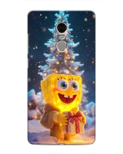 Чехол для Xiaomi Redmi Note 4 с картинкой «Рождественский Спанч Боб»