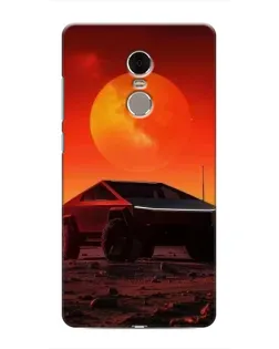 Чохол для Xiaomi Redmi Note 4 з картинкою «Cybertruck на Марсі»