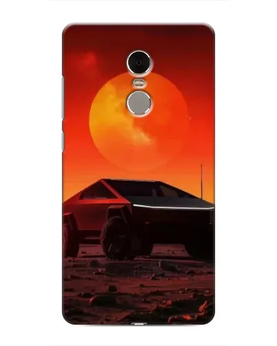 Чохол для Xiaomi Redmi Note 4 з картинкою «Cybertruck на Марсі»