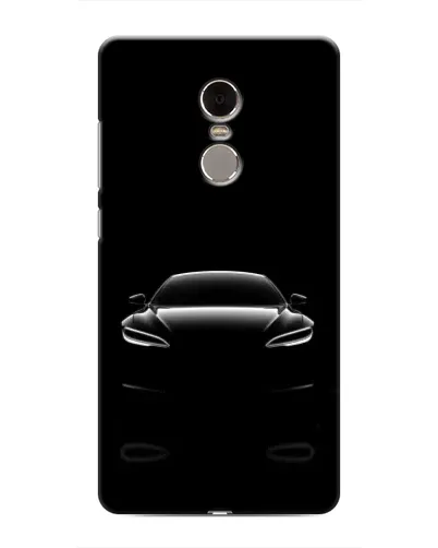 Чохол для Xiaomi Redmi Note 4 з картинкою «Силует Tesla Night»