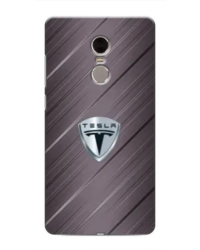 Чохол для Xiaomi Redmi Note 4 з картинкою «Металева текстура Tesla»