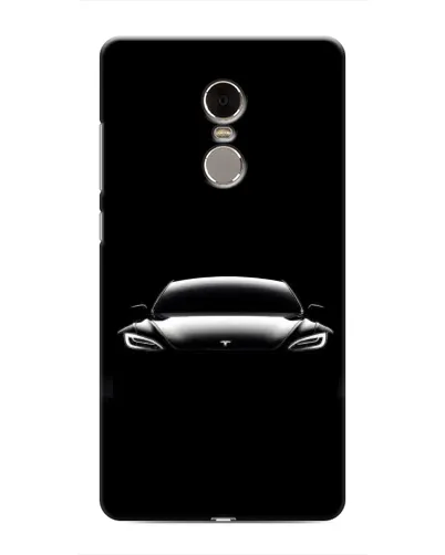 Чохол для Xiaomi Redmi Note 4 з картинкою «Фари Tesla Night»