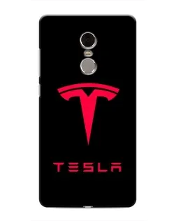 Чохол для Xiaomi Redmi Note 4 з картинкою «Tesla Red Logo»