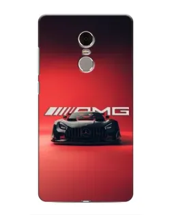 Чехол для Xiaomi Redmi Note 4 с картинкой «Mercedes AMG — красная линия»
