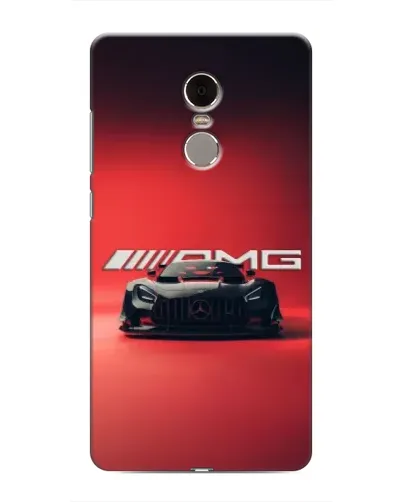 Чехол для Xiaomi Redmi Note 4 с картинкой «Mercedes AMG — красная линия»