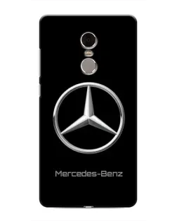 Чехол для Xiaomi Redmi Note 4 с картинкой «Mercedes Silver Logo»