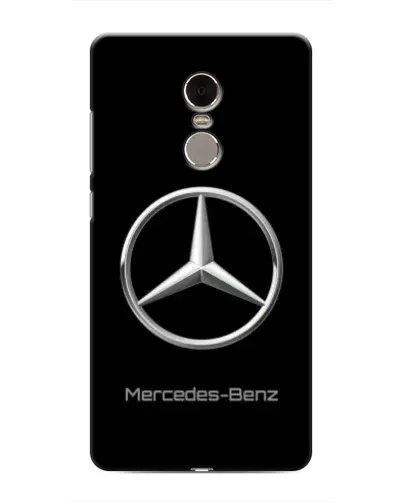 Чехол для Xiaomi Redmi Note 4 с картинкой «Mercedes Silver Logo»