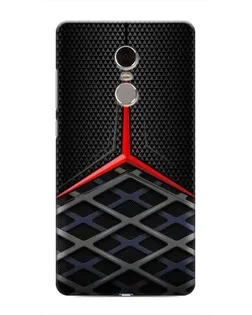 Чехол для Xiaomi Redmi Note 4 с картинкой «Mercedes Carbon Grid»