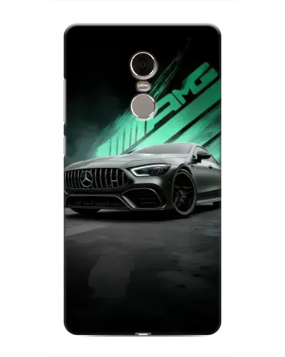 Чехол для Xiaomi Redmi Note 4 с картинкой «Темный Mercedes AMG»