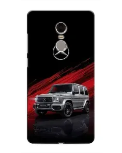 Чехол для Xiaomi Redmi Note 4 с картинкой «Mercedes G-Class красный»