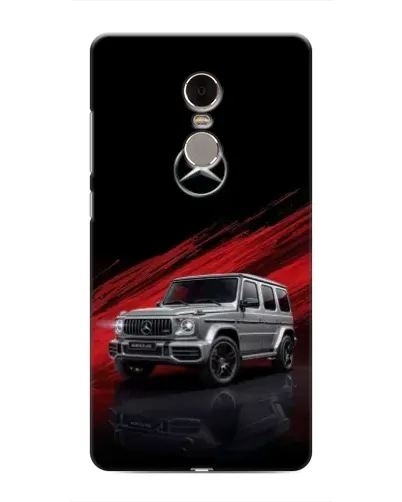 Чехол для Xiaomi Redmi Note 4 с картинкой «Mercedes G-Class красный»