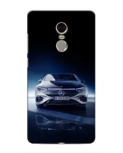 Чехол для Xiaomi Redmi Note 4 с картинкой «Ночной Mercedes EQ»