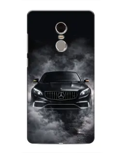 Чехол для Xiaomi Redmi Note 4 с картинкой «Mercedes в дыму»