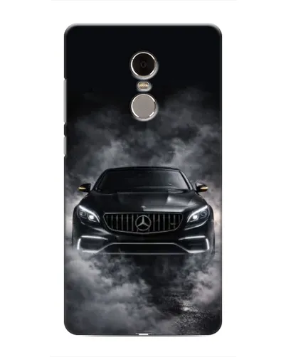 Чехол для Xiaomi Redmi Note 4 с картинкой «Mercedes в дыму»