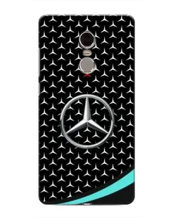 Чехол для Xiaomi Redmi Note 4 с картинкой «Mercedes — бирюзовый акцент»