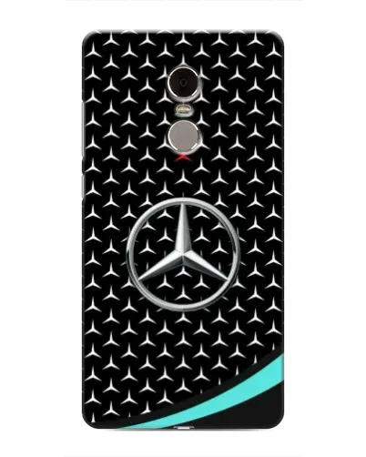 Чехол для Xiaomi Redmi Note 4 с картинкой «Mercedes — бирюзовый акцент»