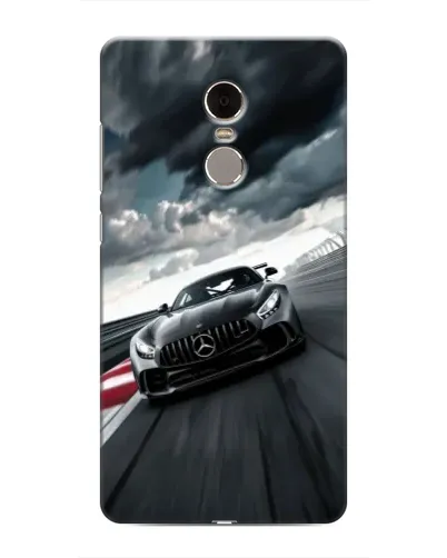 Чехол для Xiaomi Redmi Note 4 с картинкой «Гоночный Mercedes AMG»