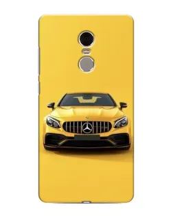 Чехол для Xiaomi Redmi Note 4 с картинкой «Желтый Mercedes GT»