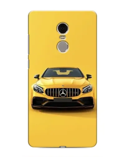 Чехол для Xiaomi Redmi Note 4 с картинкой «Желтый Mercedes GT»