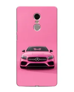 Чехол для Xiaomi Redmi Note 4 с картинкой «Розовый Mercedes AMG»