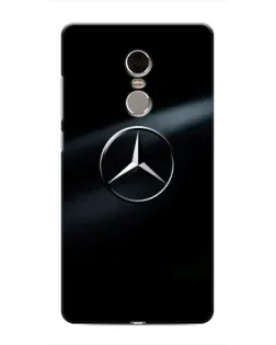 Чехол для Xiaomi Redmi Note 4 с картинкой «Mercedes на металле»