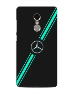 Чехол для Xiaomi Redmi Note 4 с картинкой «Спортивные линии Mercedes»