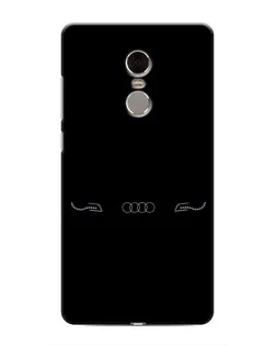 Чохол для Xiaomi Redmi Note 4 з картинкою «Audi — світловий підпис»
