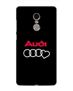 Чохол для Xiaomi Redmi Note 4 з картинкою «Логотип Audi Heart»