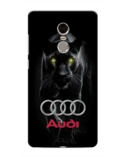 Чехол для Xiaomi Redmi Note 4 с картинкой «Пантера и Audi»