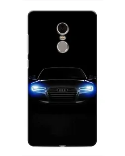 Чехол для Xiaomi Redmi Note 4 с картинкой «Audi в неоне»