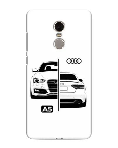 Чехол для Xiaomi Redmi Note 4 с картинкой «Audi — контрастный дизайн» Чехол для Xiaomi Redmi Note 4 с картинкой «Audi — контрастный дизайн»