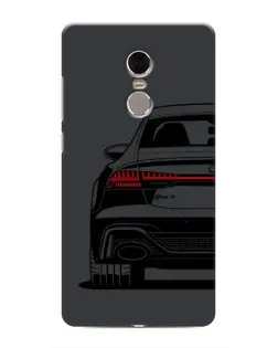 Чехол для Xiaomi Redmi Note 4 с картинкой «Задняя часть Audi — арт»